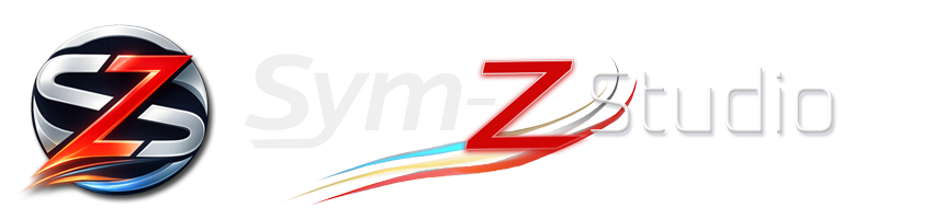Sym-Z Studio logo banner